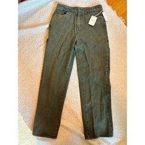 Roark Women's Highway 1 Straight Leg‎ Jeans in Moss Size 28 #655